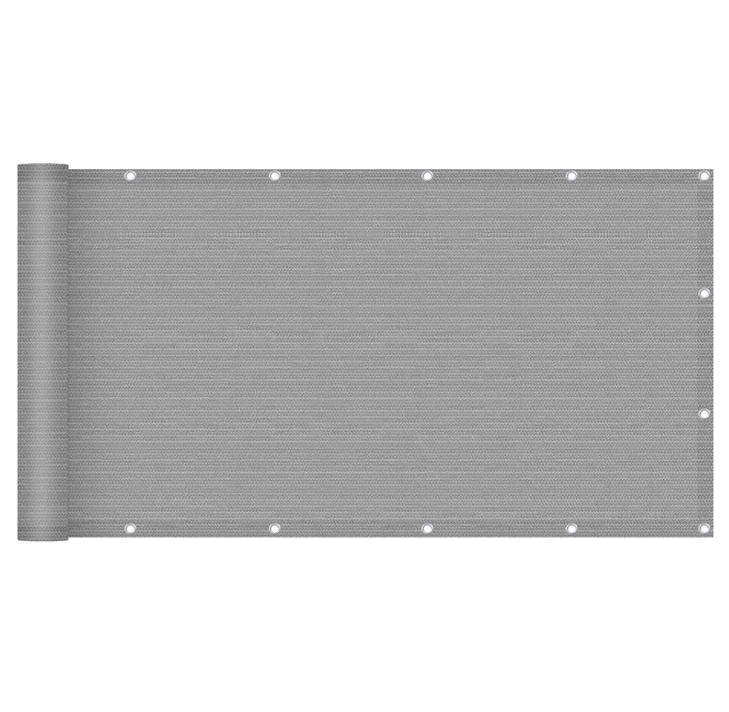 Light grey balcony privacy screen