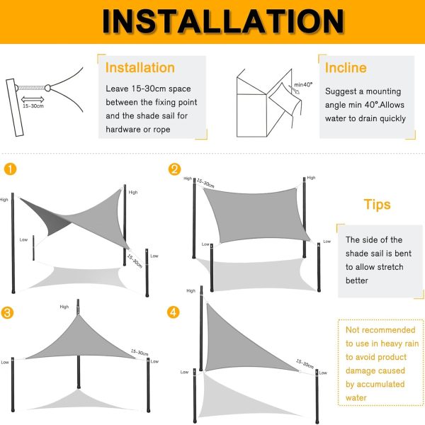 Custom Shade Sails - Garden Tranquil